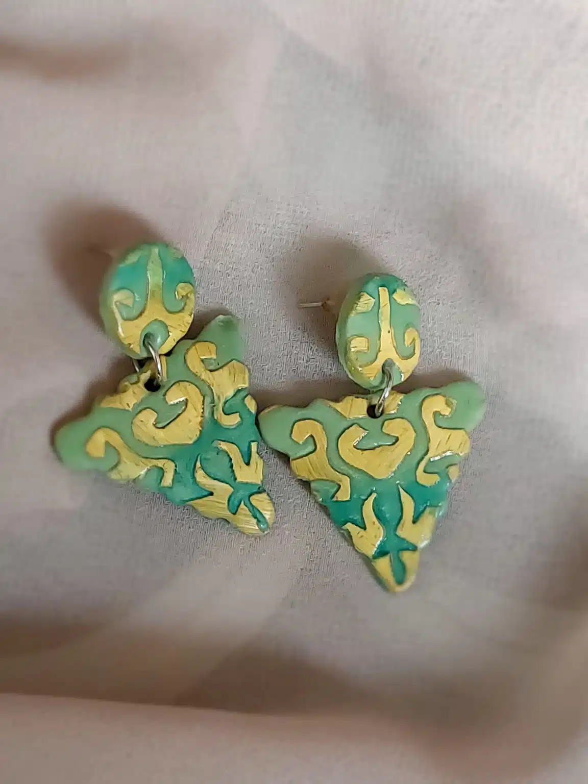 Ceramic earrings handmade 1 Ceramic earrings handmade