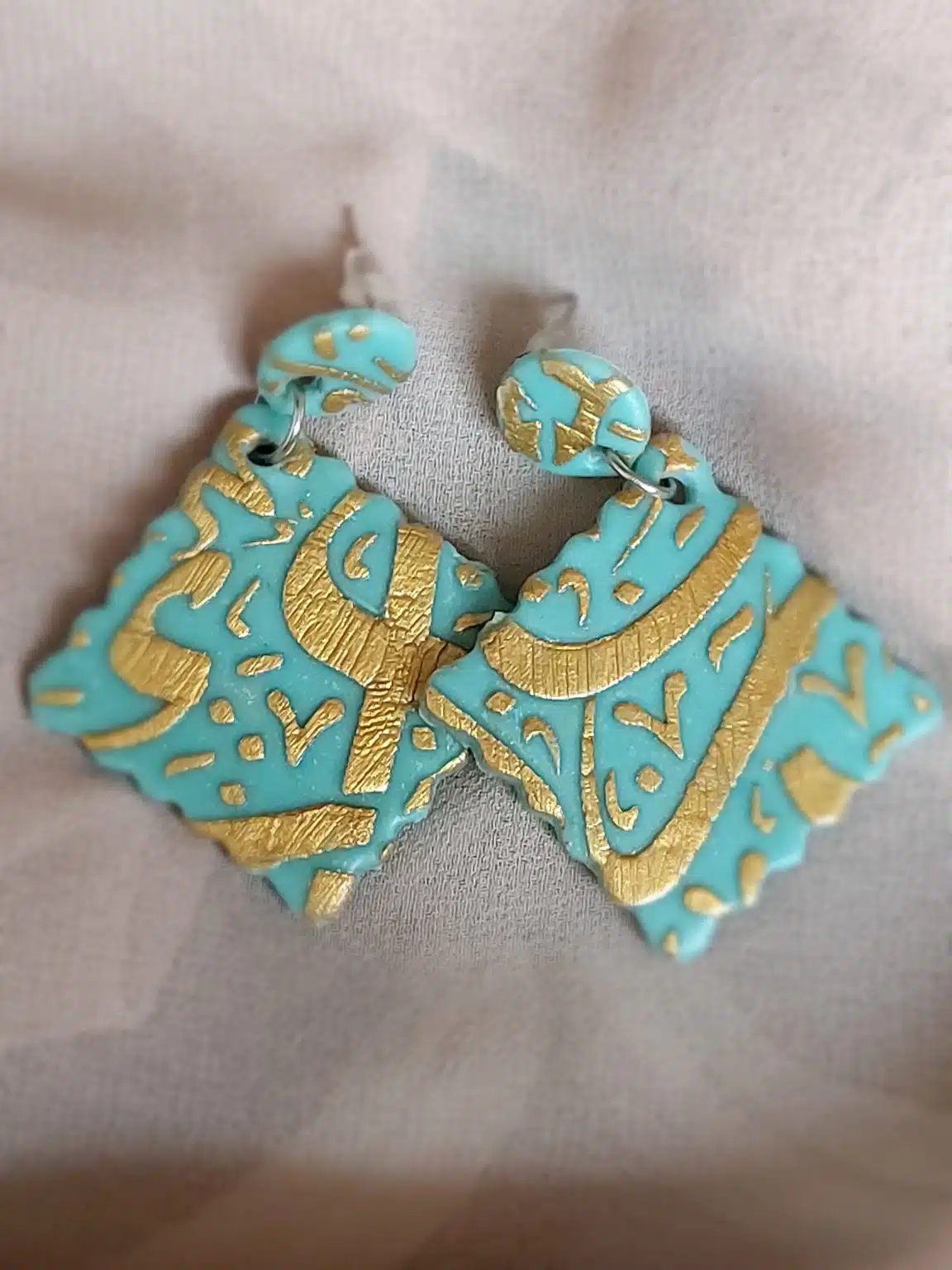 Ceramic earrings handmade 1 Ceramic earrings handmade