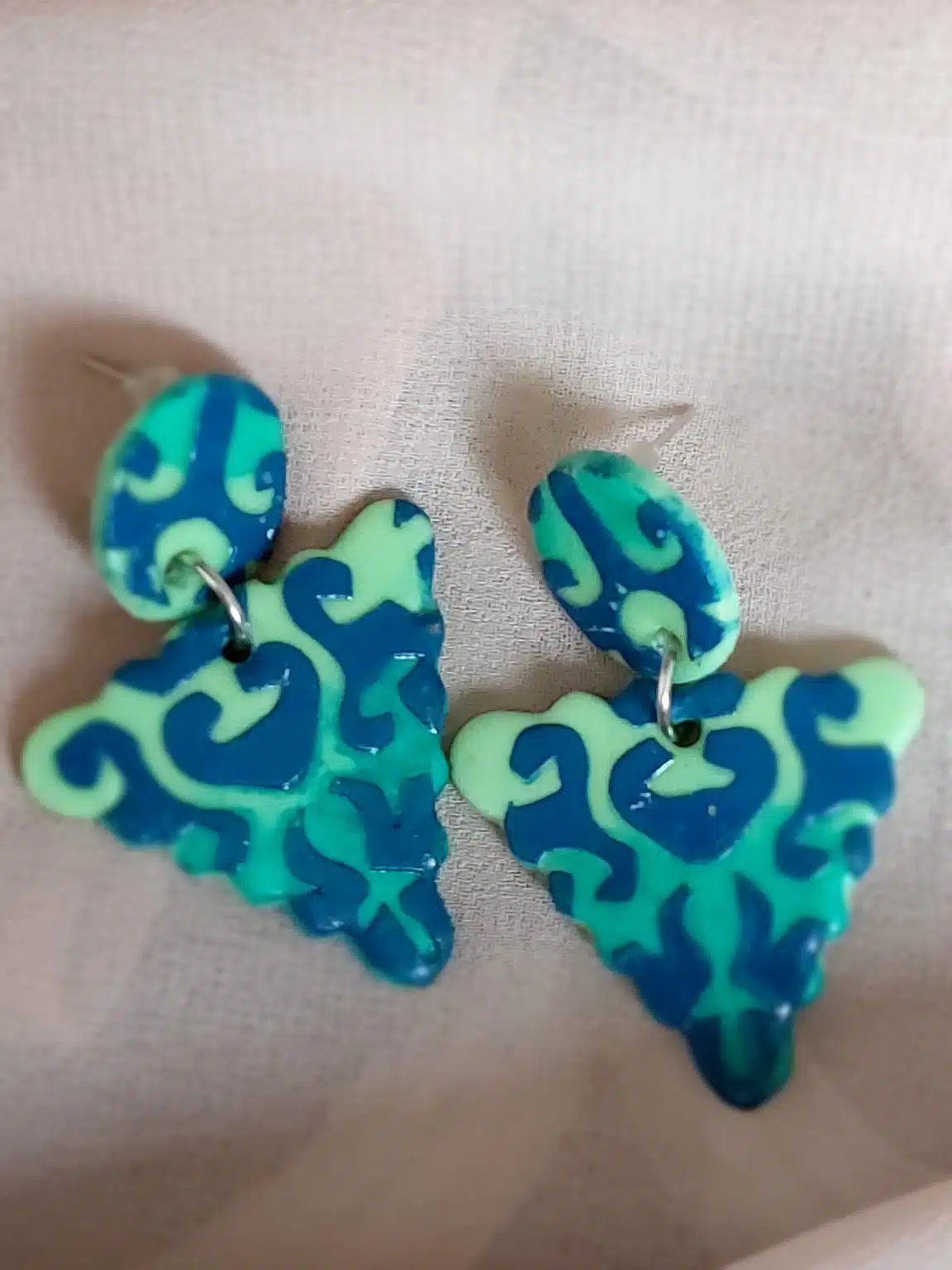 Ceramic earrings handmade 1 Ceramic earrings handmade