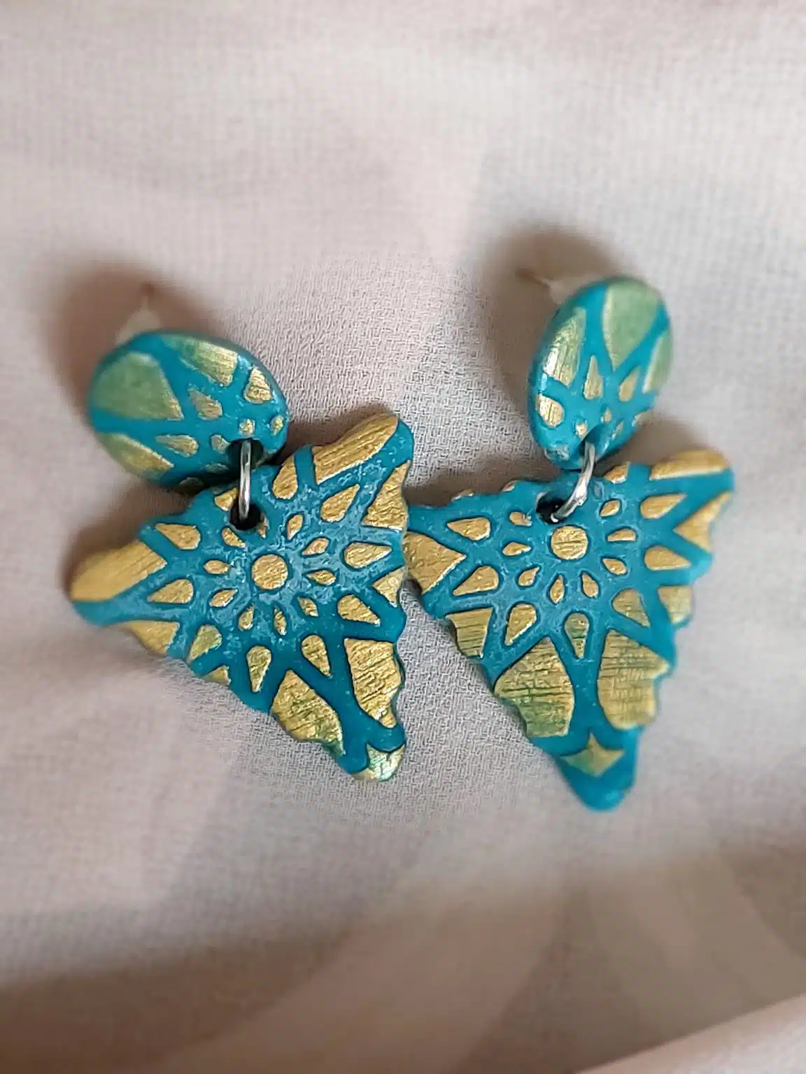 Ceramic earrings handmade 1 Ceramic earrings handmade