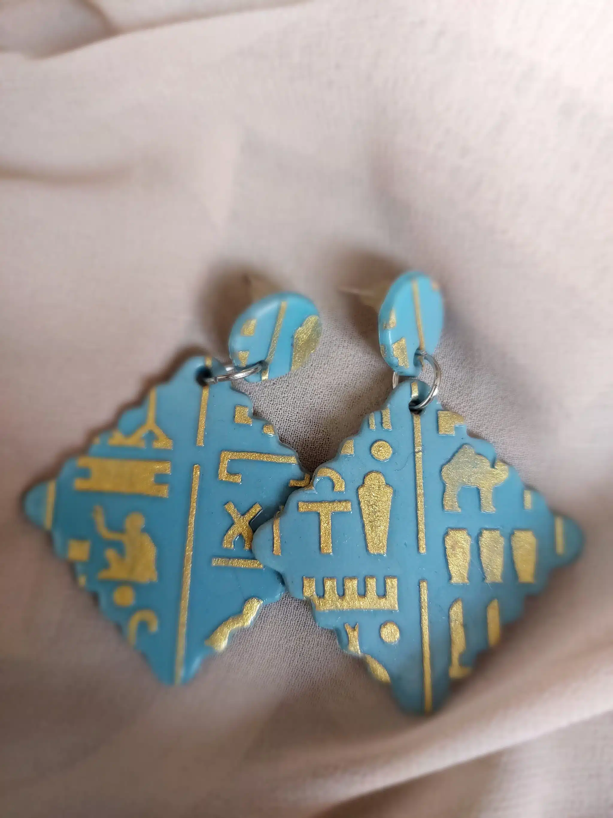 Ceramic earrings handmade 1 Ceramic earrings handmade