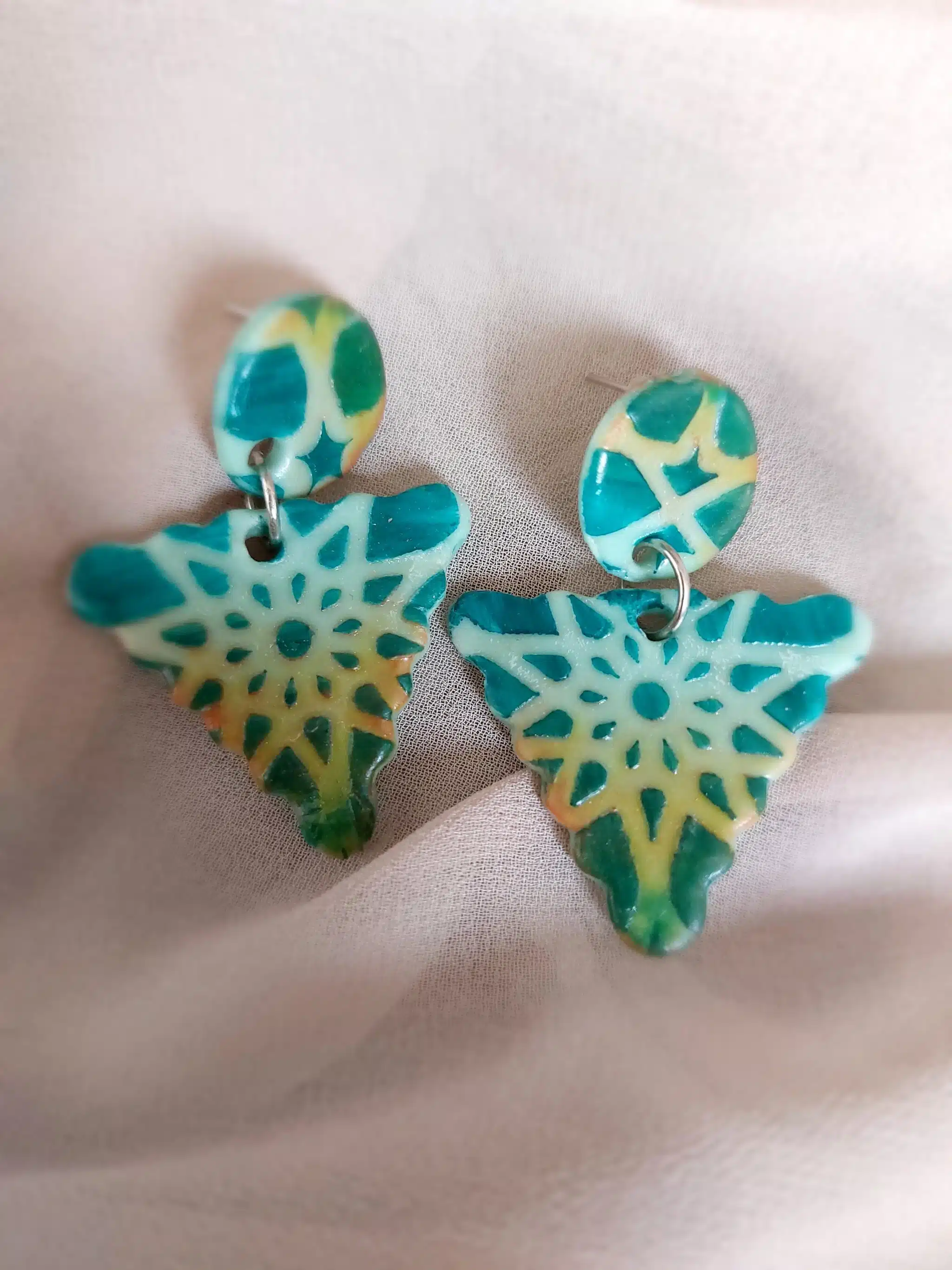 Ceramic earrings handmade 1 Ceramic earrings handmade