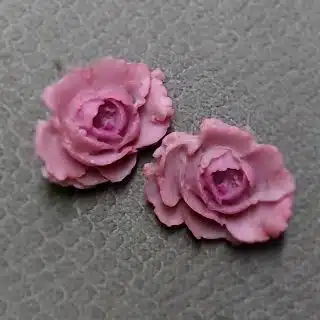 Ceramic earrings handmade