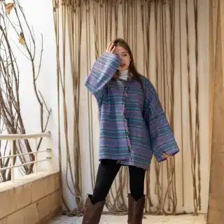 Free size handmade linen Jacket