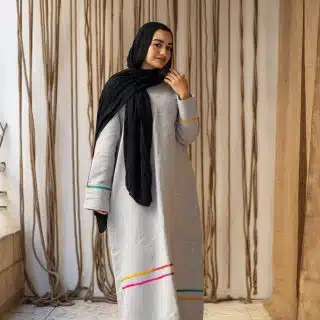 Free size handmade linen dress