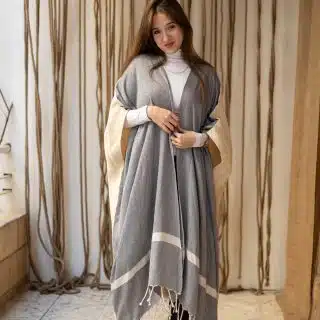 Handmade linen cardigan