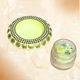 dot mandala candle holder