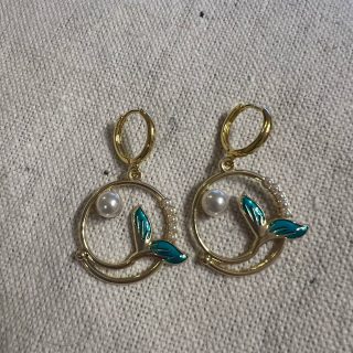 Mermaid tail earrings