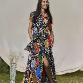 Festival Floral sleeveless dress