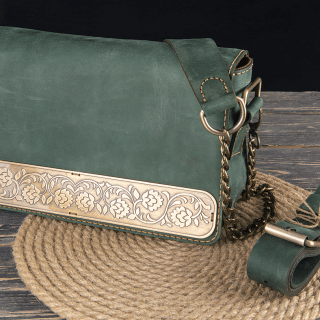 green Islamic crossbody bag 2