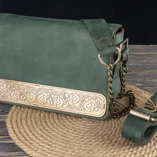 green Islamic crossbody bag 2