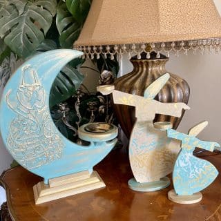 Blue x Gold Dervish and Mabkhara Set