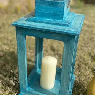 Vintage Aquamarine Lantern