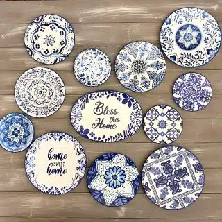 "Bleu Blanc Home" Wall Plates