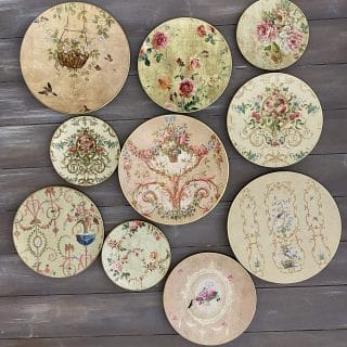 "Rococo French Collection" Wall Plates