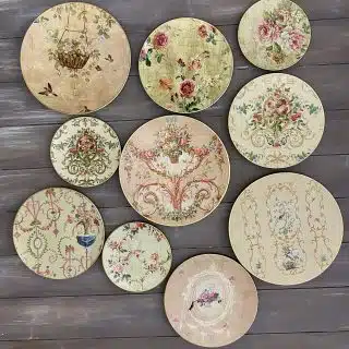 "Rococo French Collection" Wall Plates