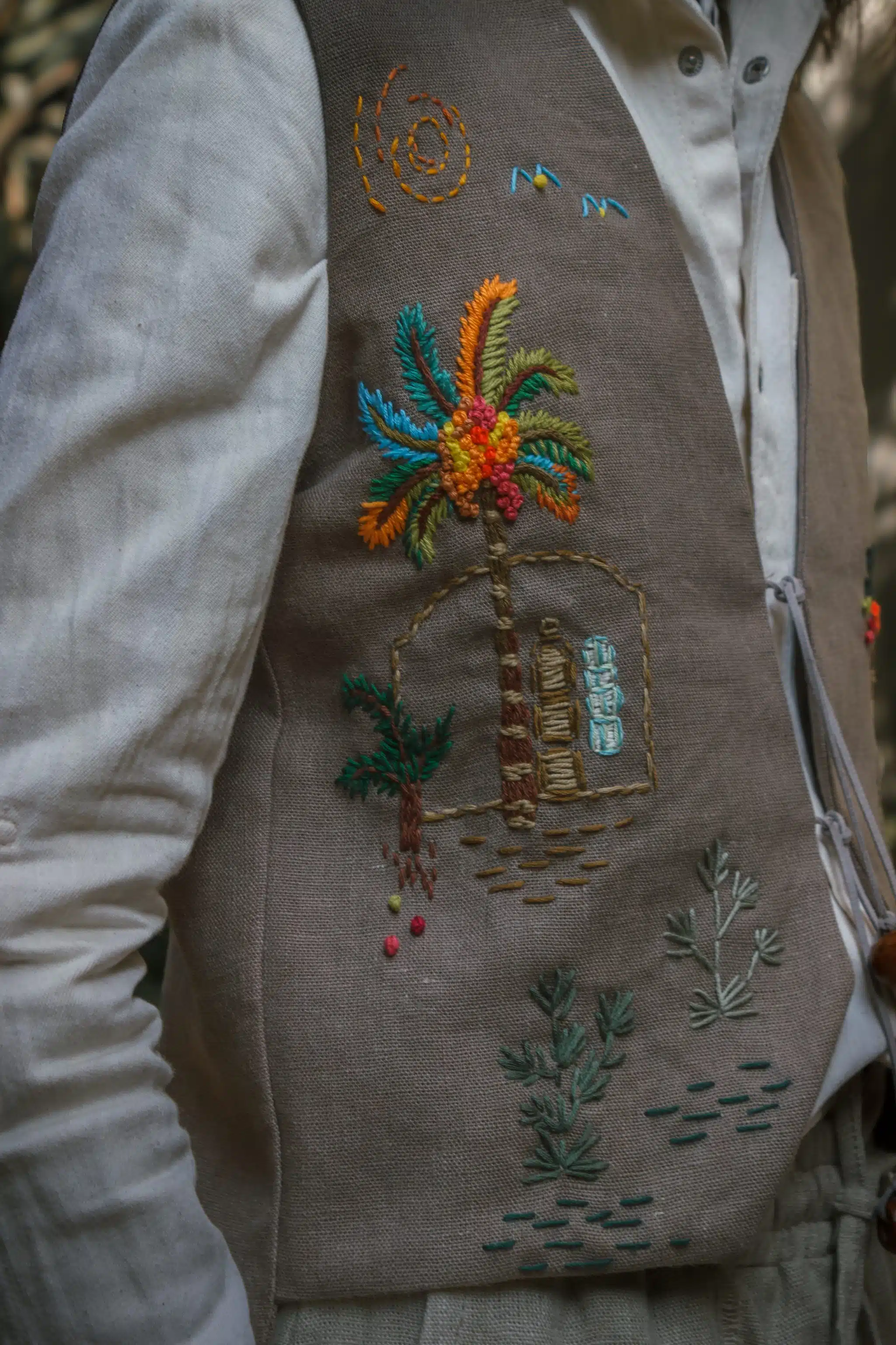 Ardi Pure Linen Vest 1 Ardi Pure Linen Vest