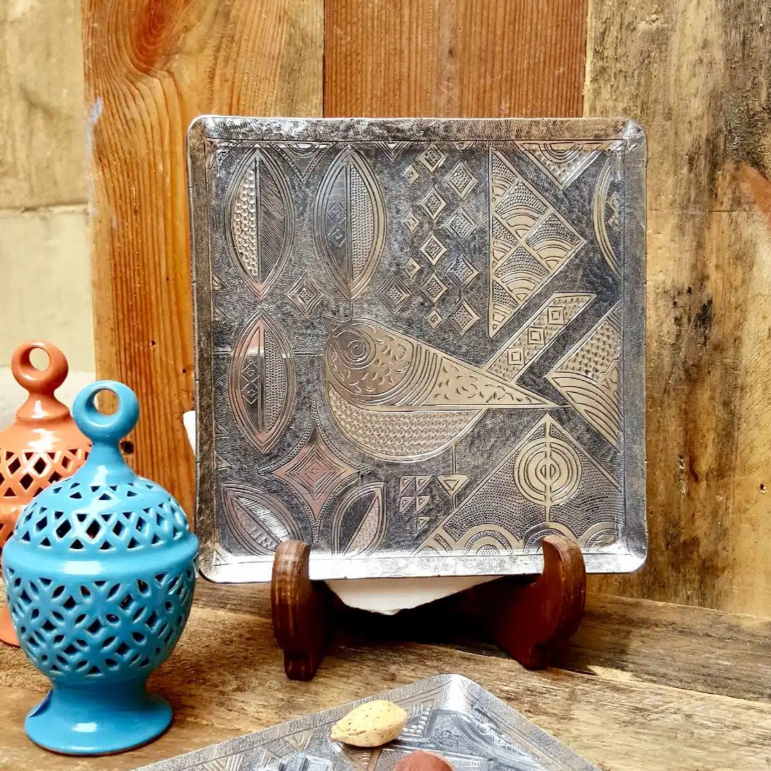 صينية الومنيوم طرق يدوي 1 صينية الومنيوم طرق يدوي