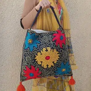 شنطة دك تطريز شغل شنيط