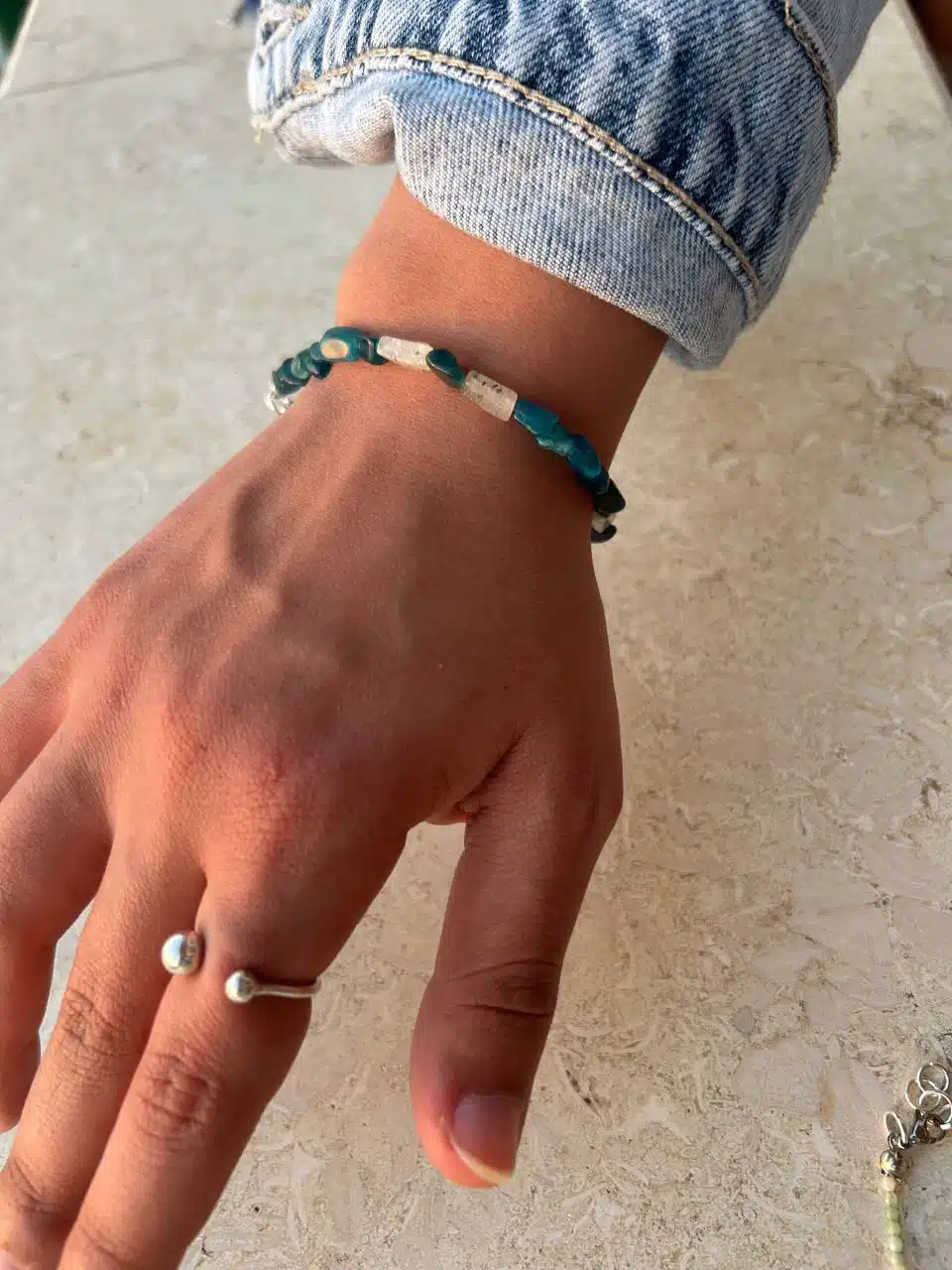 Blue Apatide bracelet 1 Blue Apatide bracelet