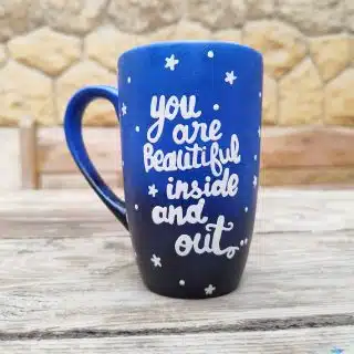 beautiful inside & out mug 💙