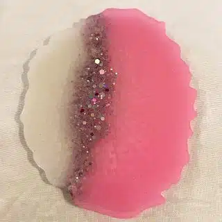 pink galaxy coaster