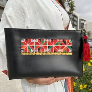 Palastain clutch bag