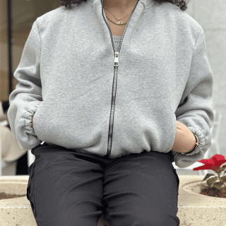 Bomber Jacket - Gray