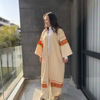 Beige elephant kaftan