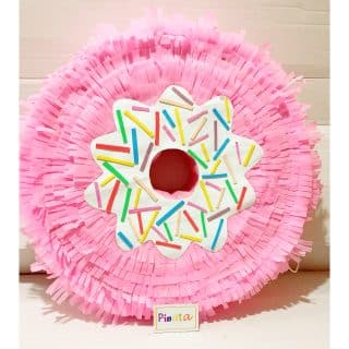 Pink dounts pinata
