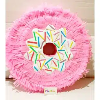 Pink dounts pinata