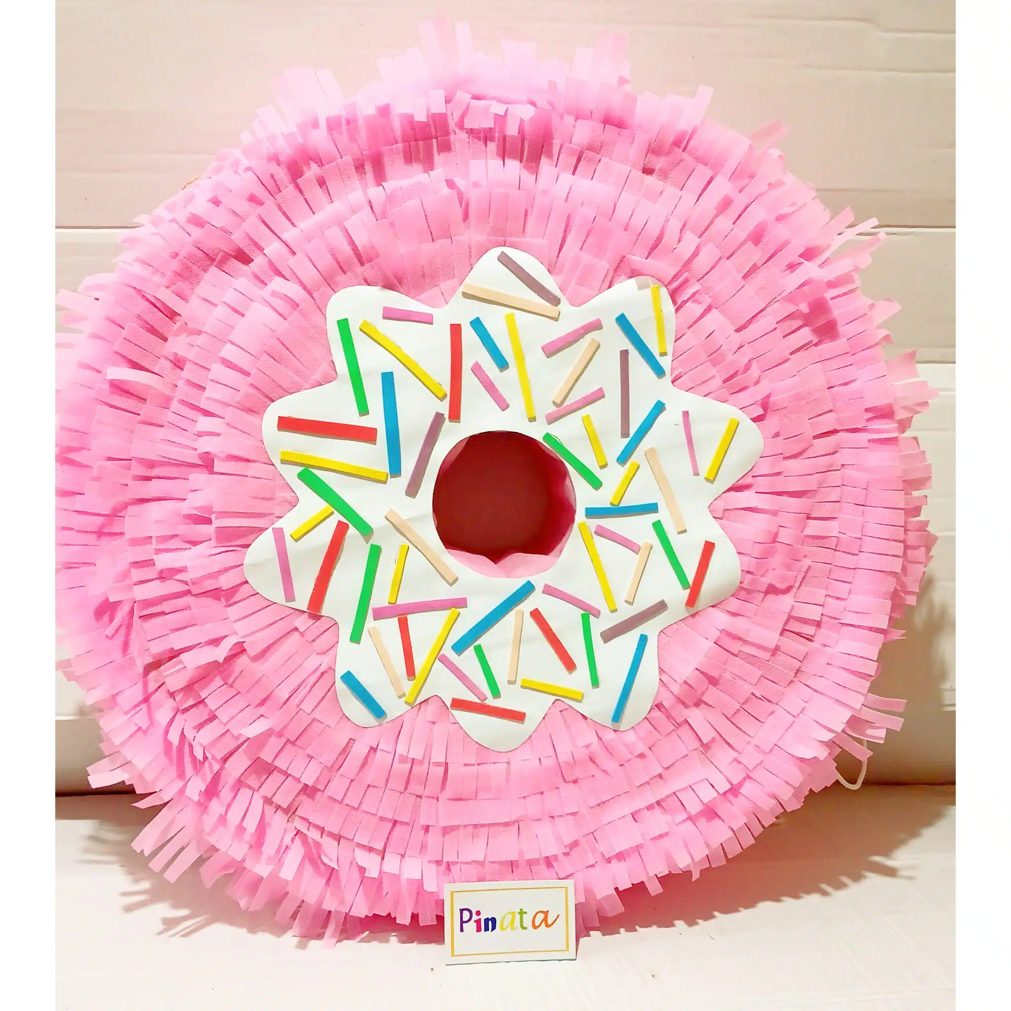 Pink dounts pinata 1 Pink dounts pinata