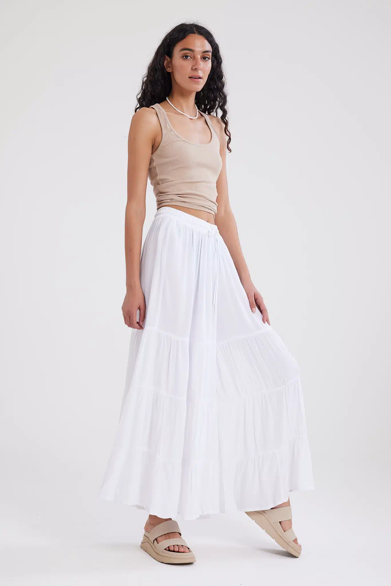 White Tier Pants 1 White Tier Pants