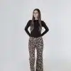 leopard print pants