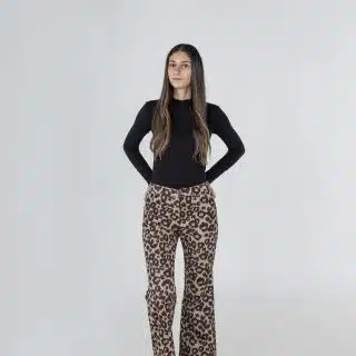 leopard print pants