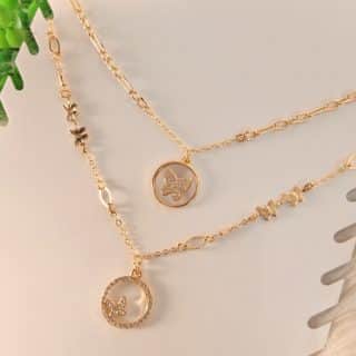 2-layered butterfly 🦋 necklace