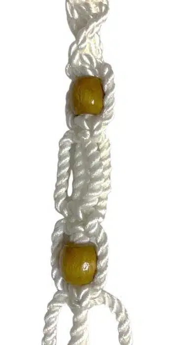 Handmade Macrame Tissue Holder - White 4 Tis holder1F