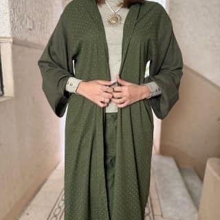 Glittering Oasis set - Olive Green