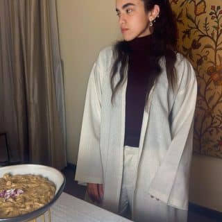 Glittering Oasis set - Beige