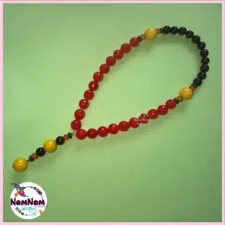 Colorful Jade Rosary 33
