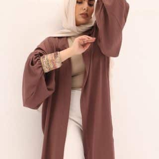 Crinkle cashmere cardigan with cuffs