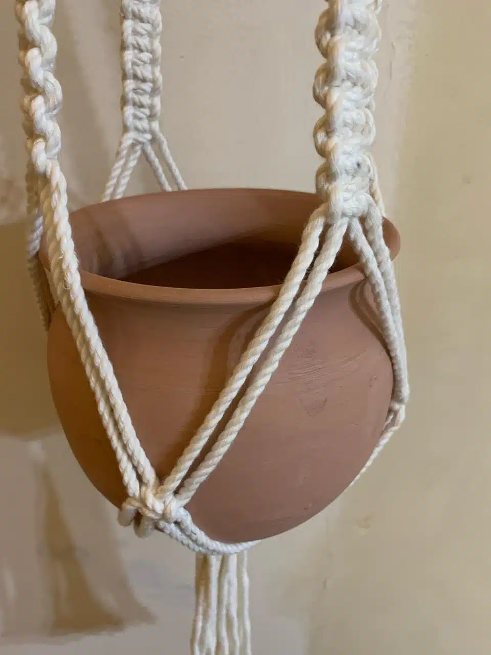 Macramé Plant Hanger with Matching Unglazed Pot – Handmade Natural Set 3 WhatsApp Image 2025 03 11 at 8.43.54 PM 1