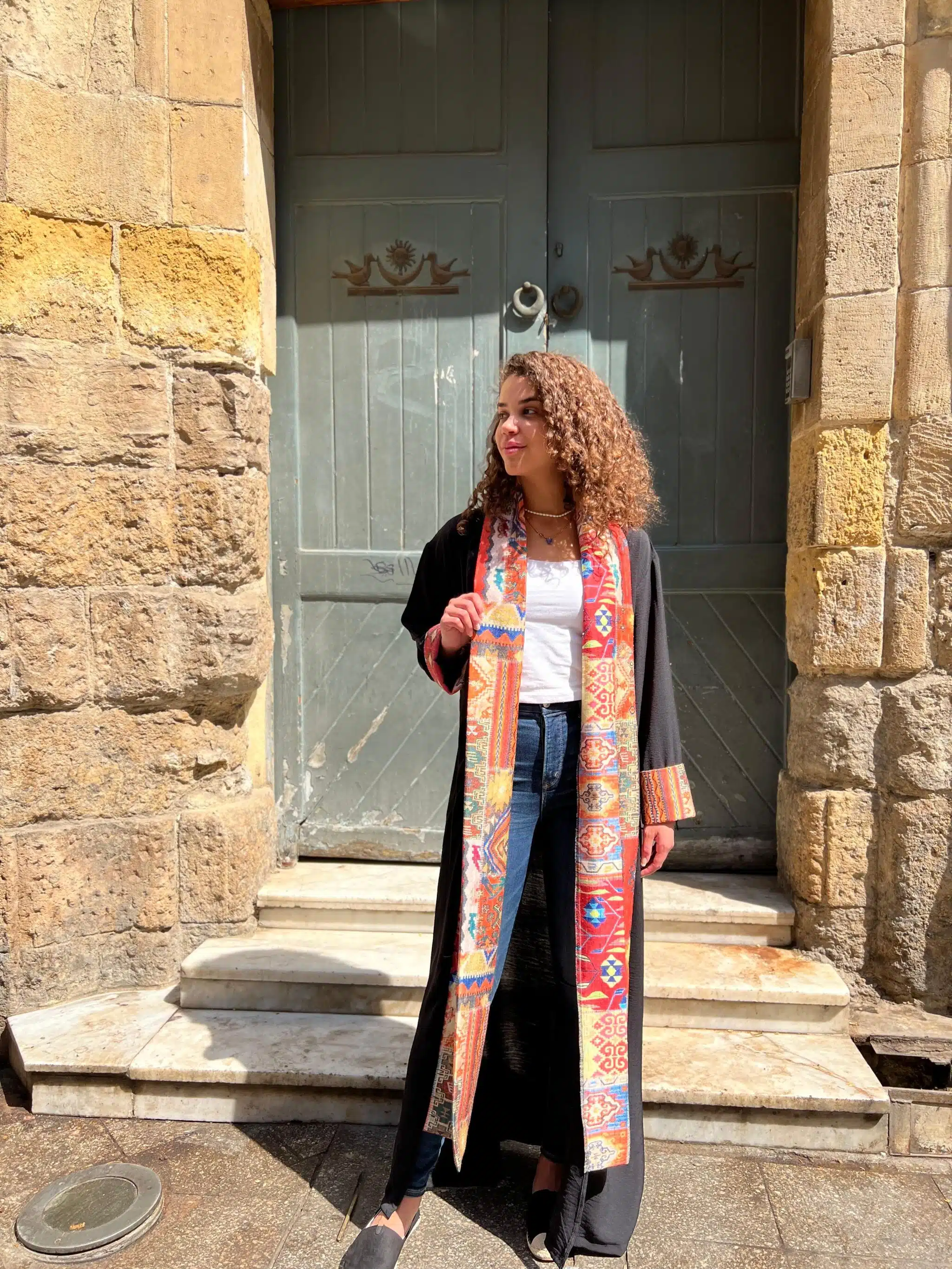 Orange & Black cardigan 1 Orange & Black cardigan