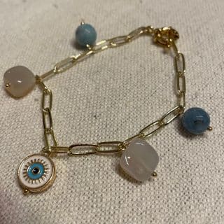 Blue evil eye golden Bracelet