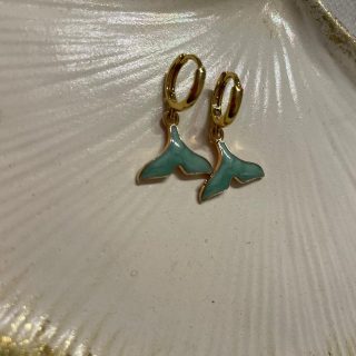 Light Green Mermaid Earrings
