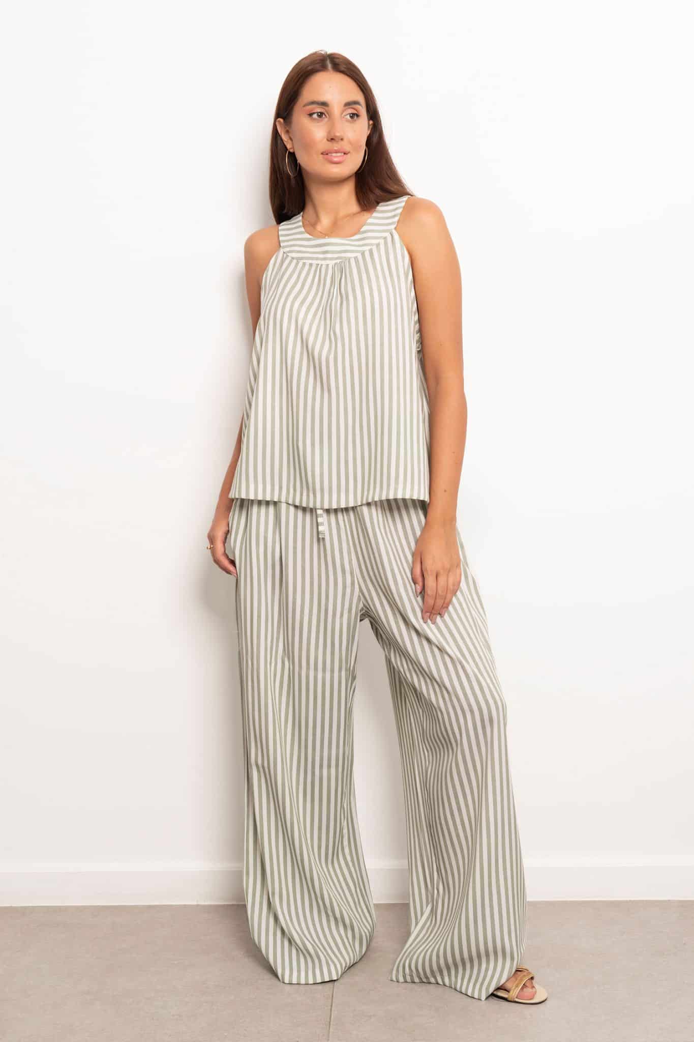 Olive Striped Set 1 Olive Striped Set