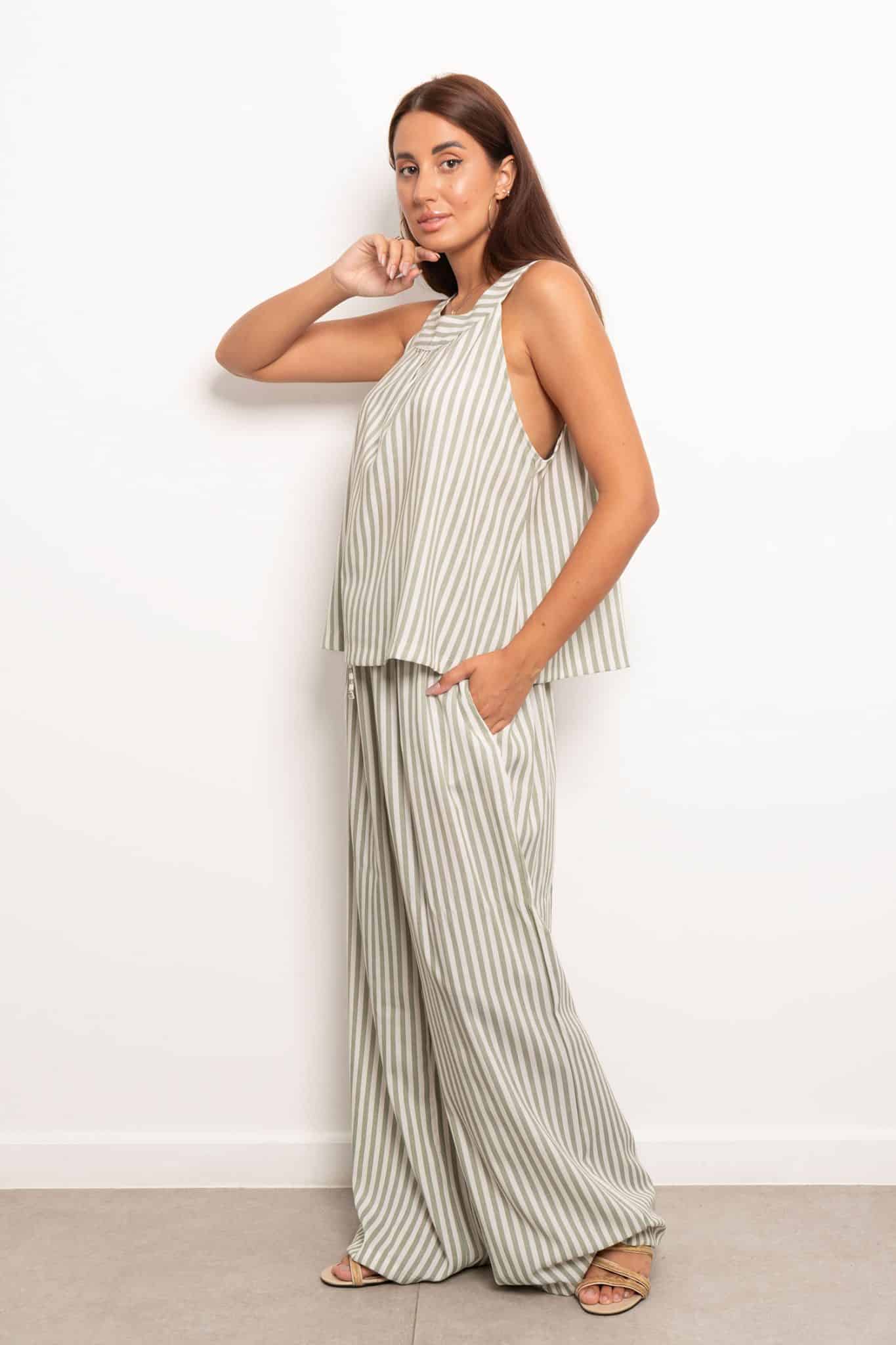 Olive Striped Set 7 mitcha 1014330 scaled