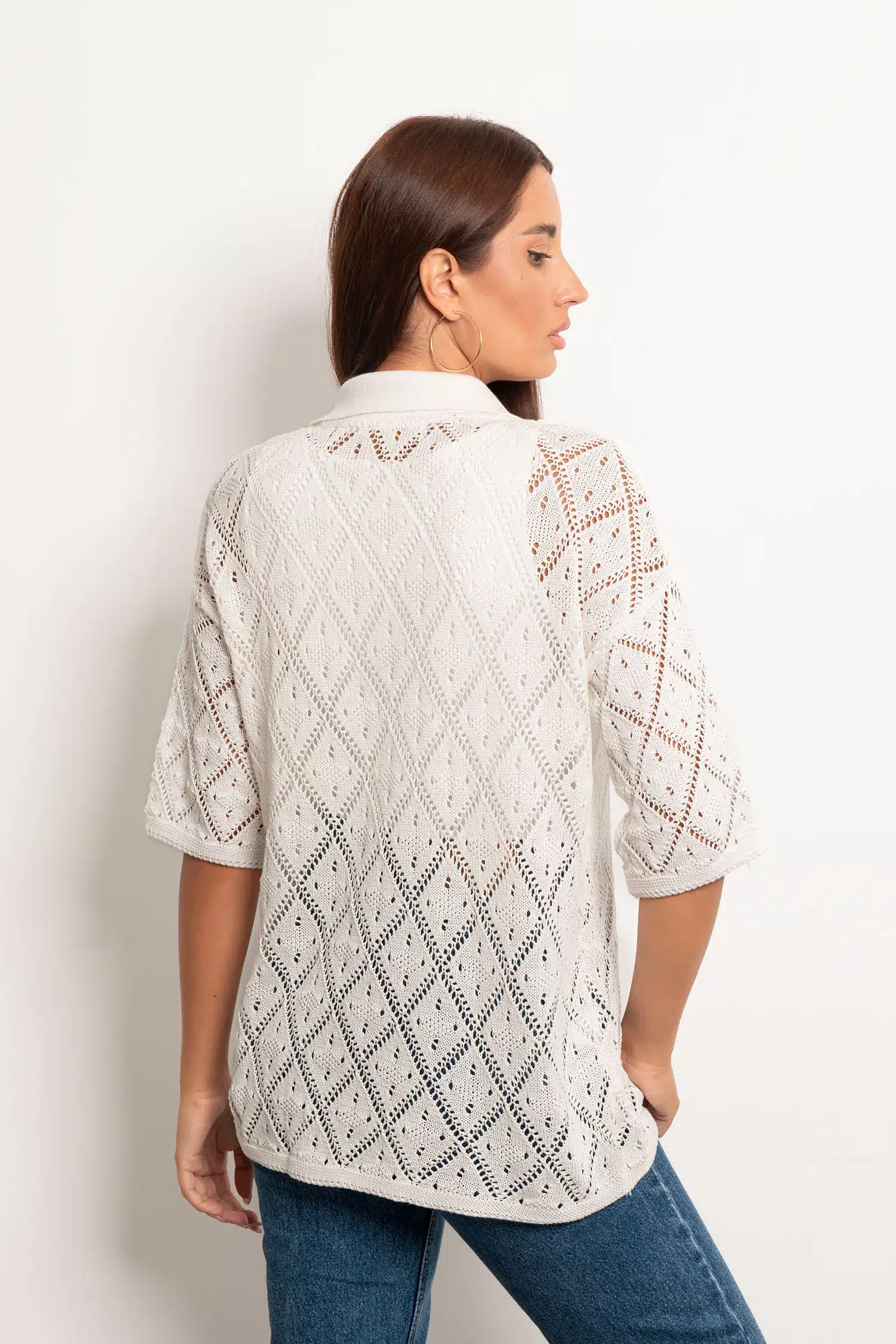 White Knit Polo Top 3 mitcha 1014853 scaled