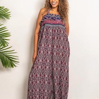 Printed Viscose jumpsuit