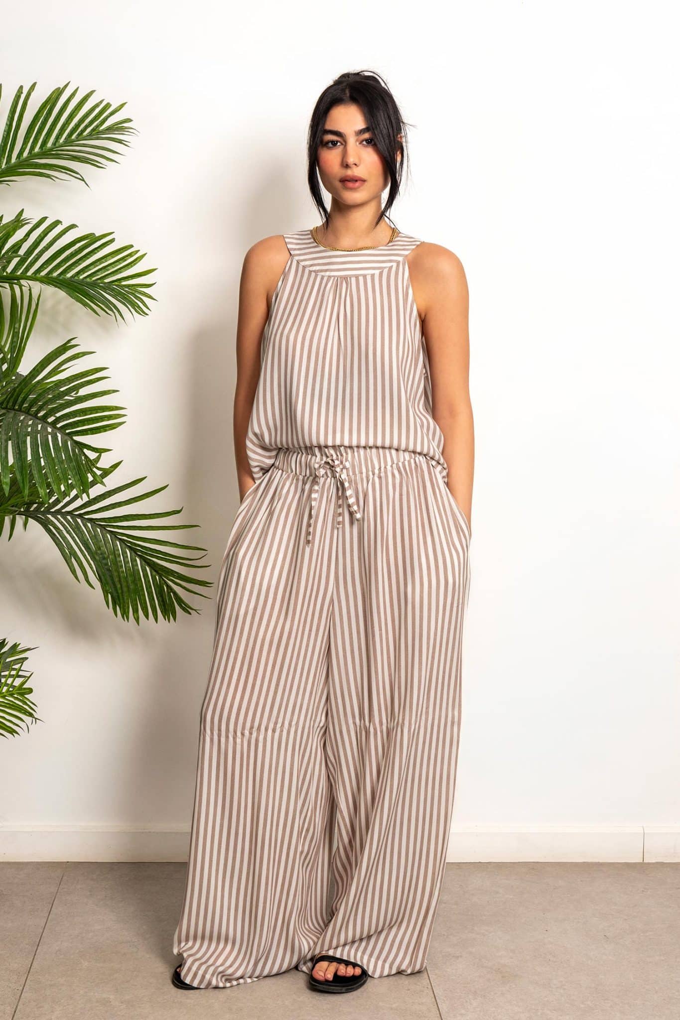 Beige Striped Set 4 mitcha 610441 scaled